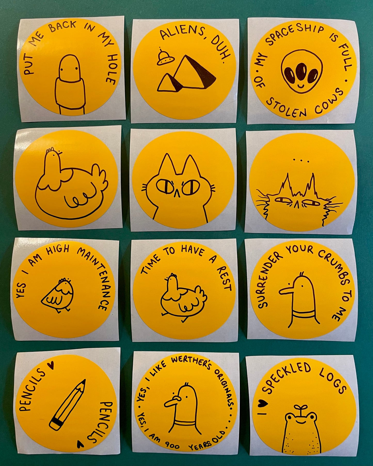 Doodle Stickers x5 Mystery Pack