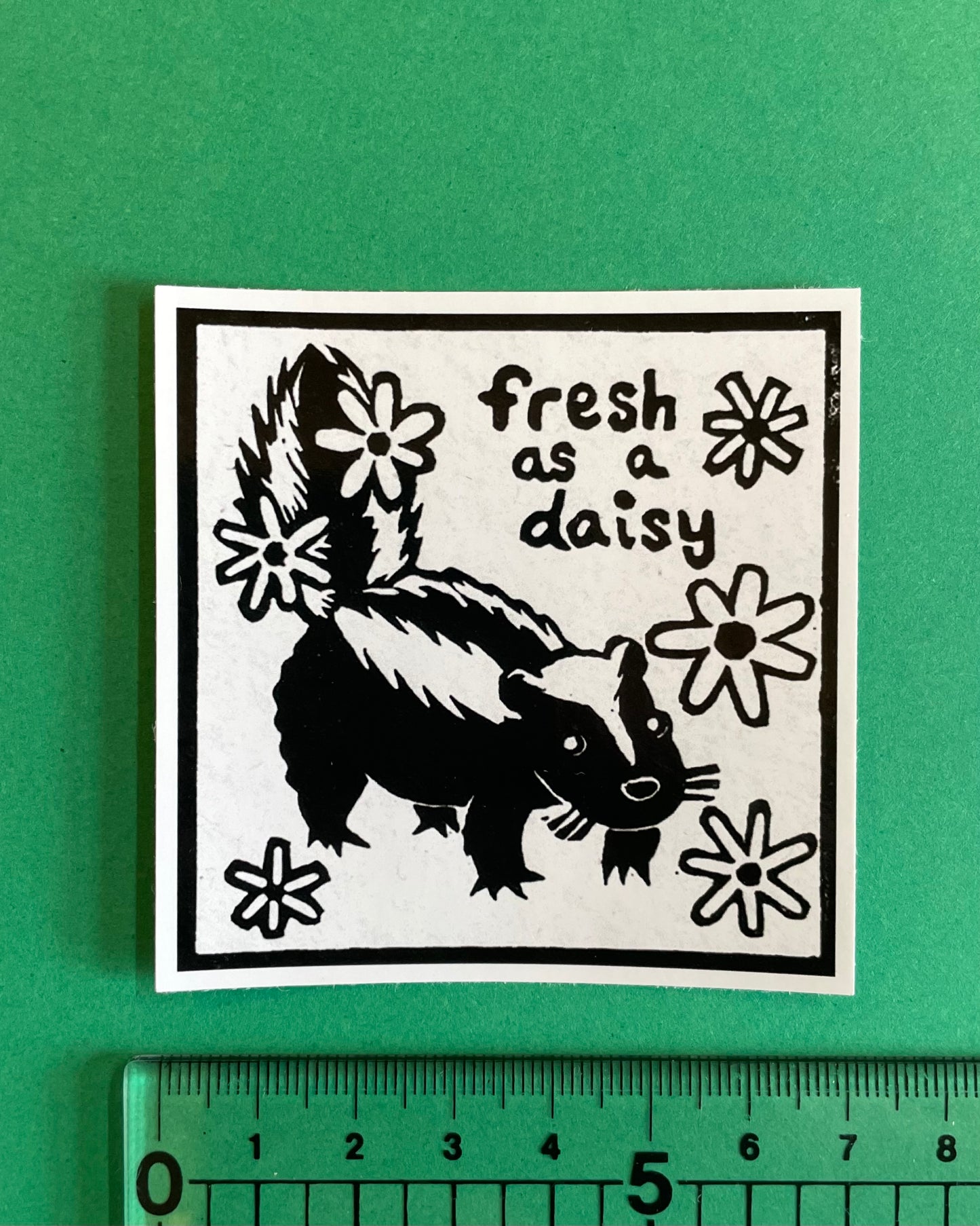 Large Fresh As A Daisy Sticker