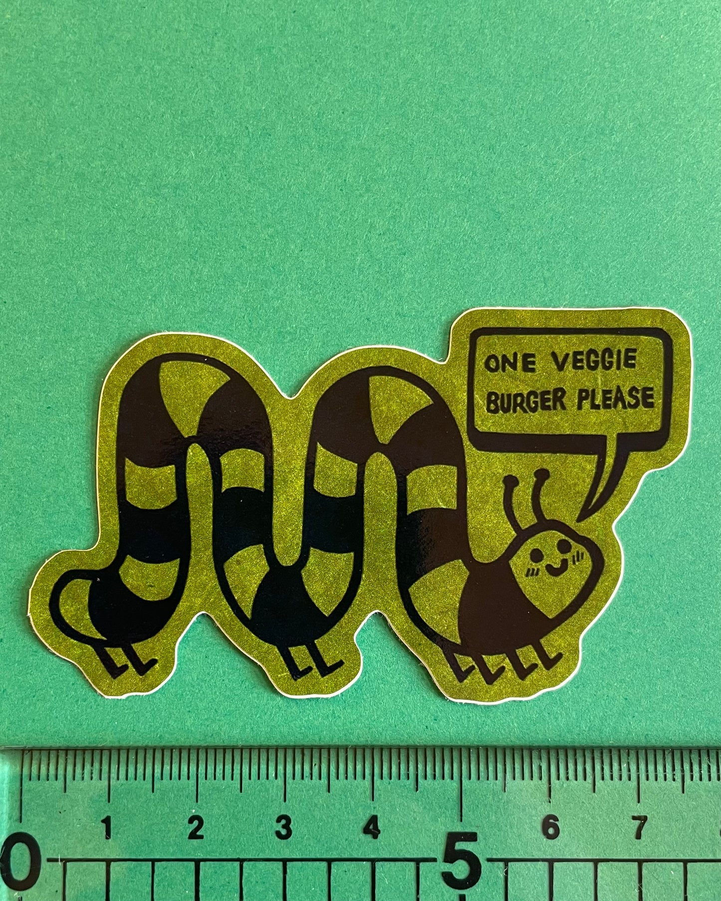 Small Veggie Burger Sticker