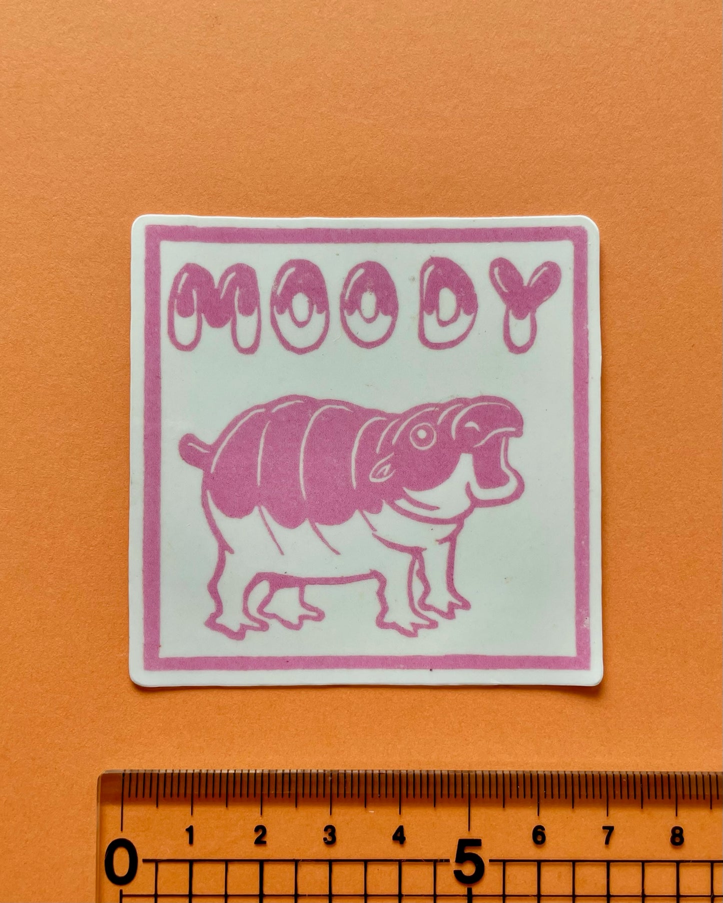 Large Moody Sticker