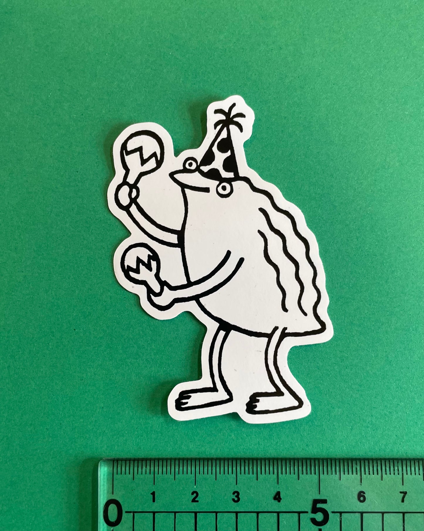 Maraca Froggy Sticker