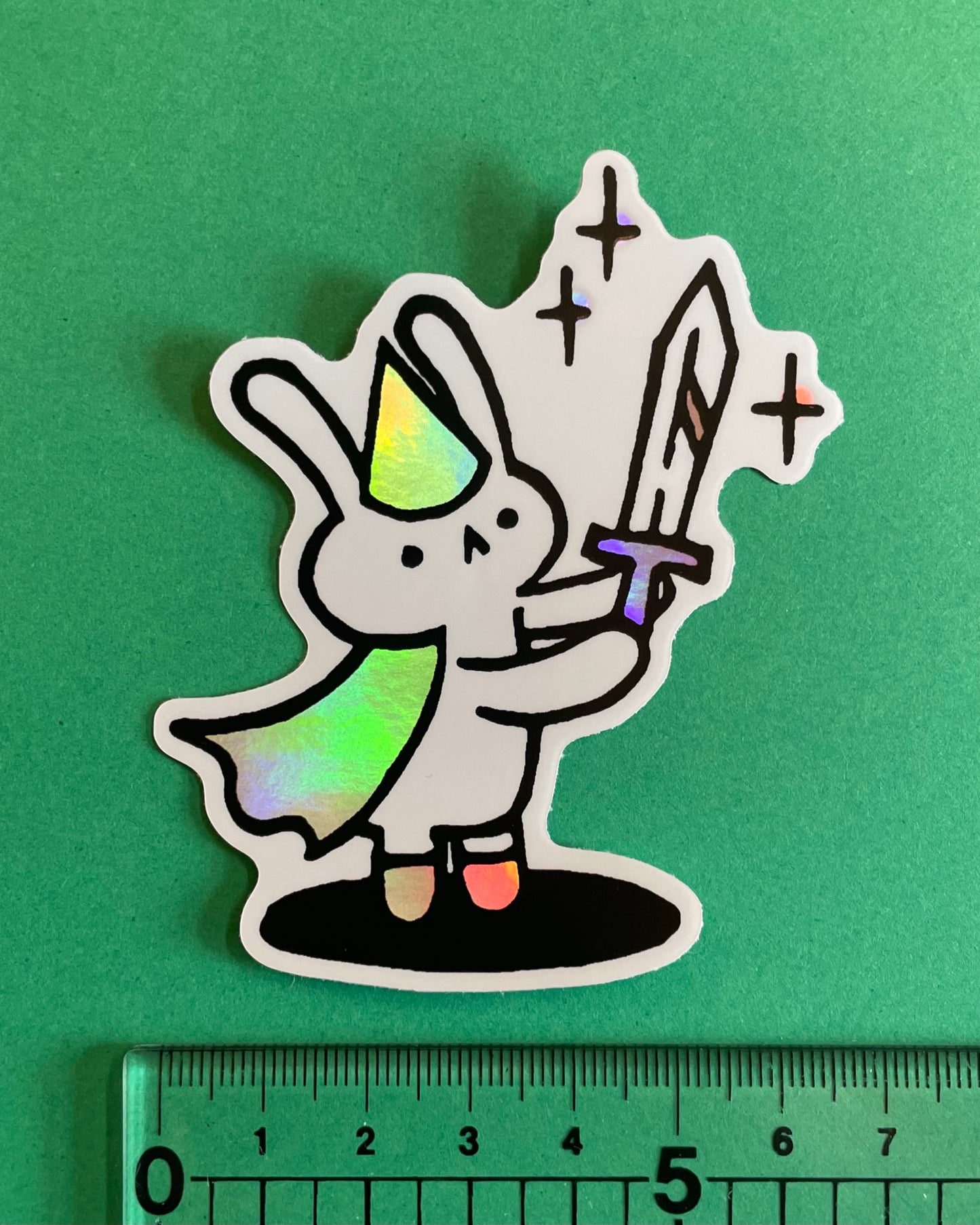 Excalibun! Holographic Sticker