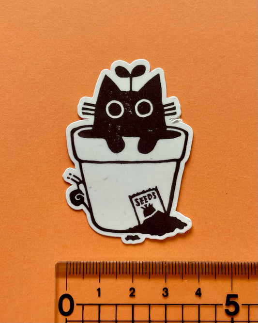 Small Poppy Sticker