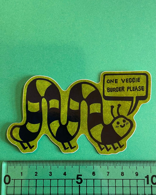 Large Veggie Burger Sticker