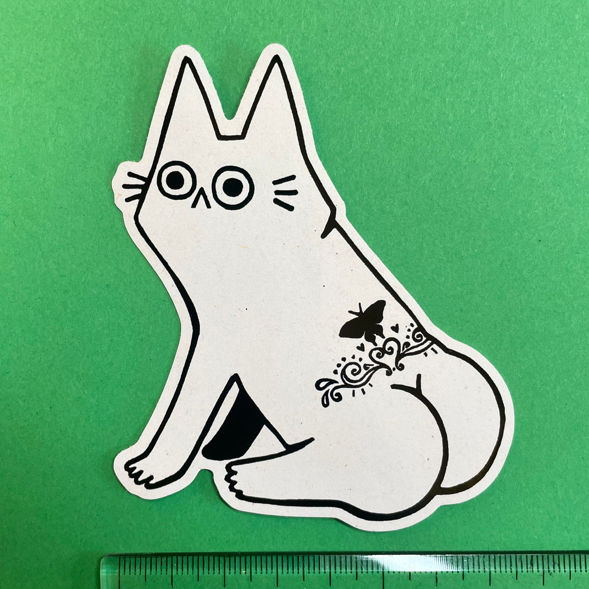 Tramp Stamp Sticker