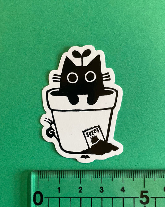 Small Poppy Sticker