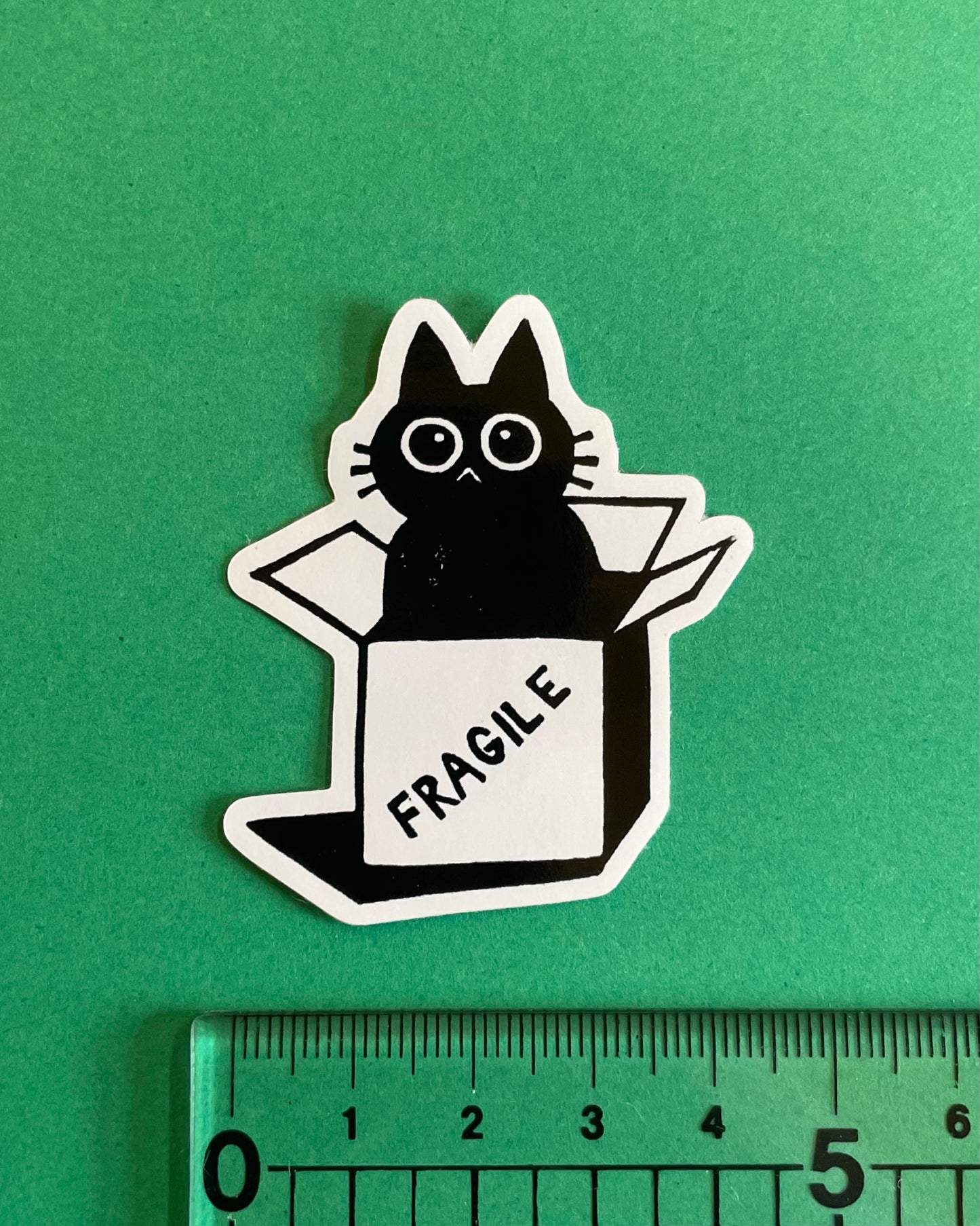 Small Fragile Sticker