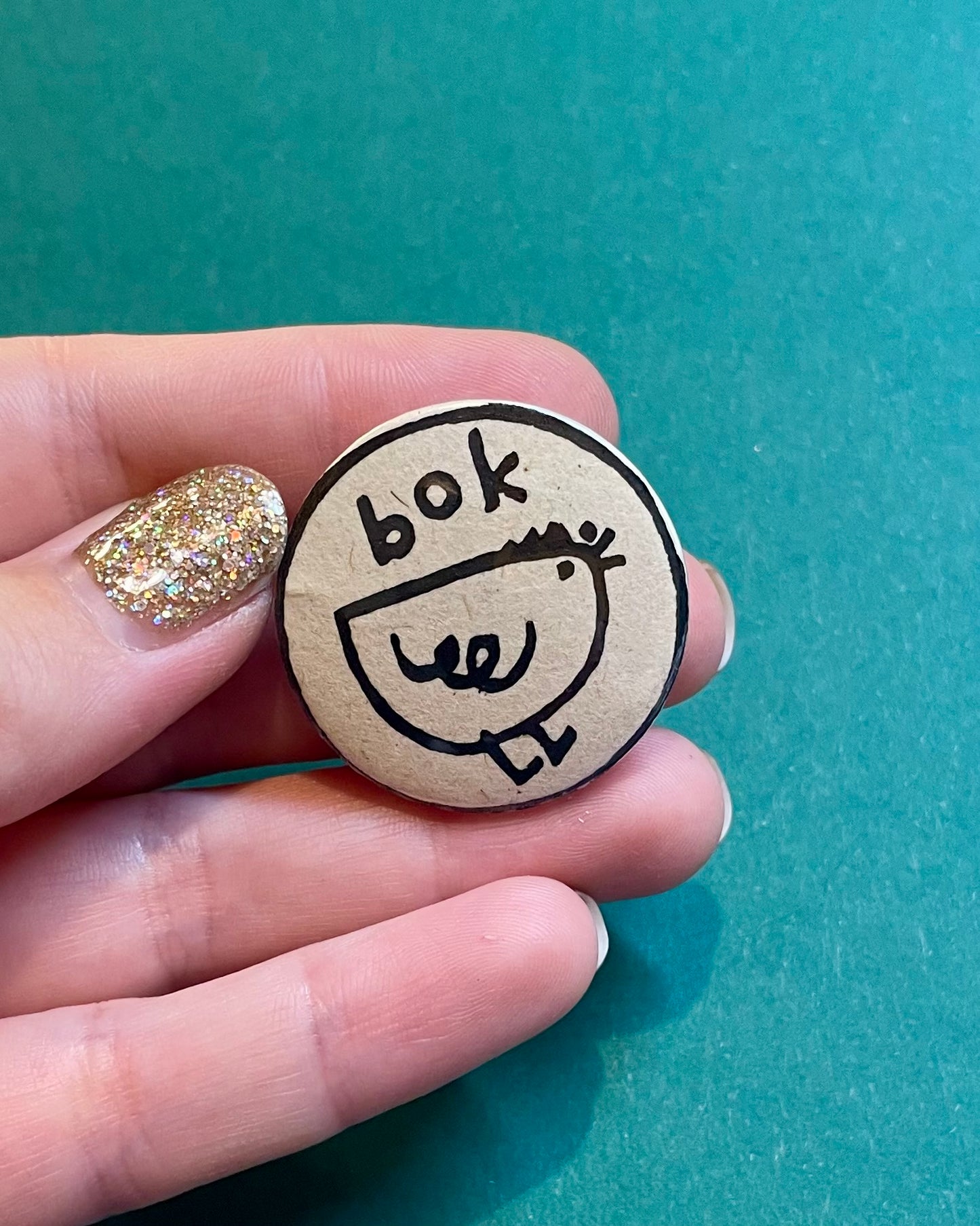 BOK Chicken Badge
