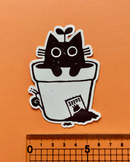 Large Poppy Sticker