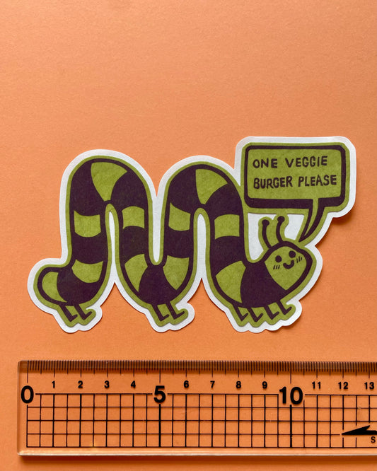 Large Veggie Burger Sticker