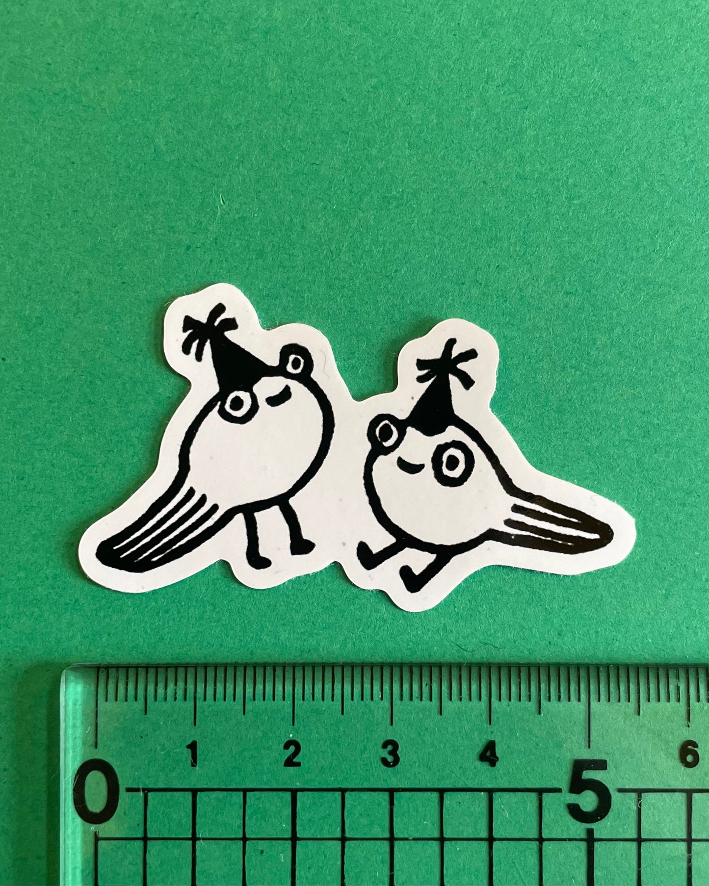 Party Hat Tadpoles Sticker